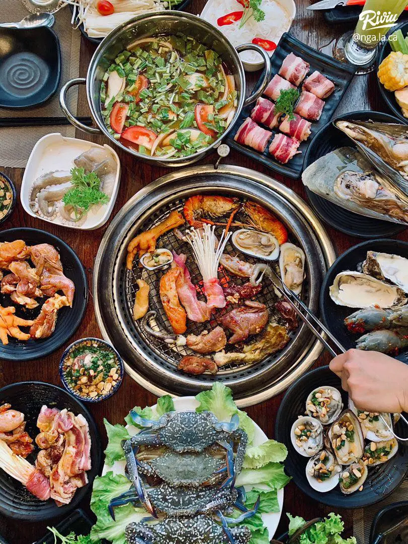 buffet hải sản Huế quán ăn ngon