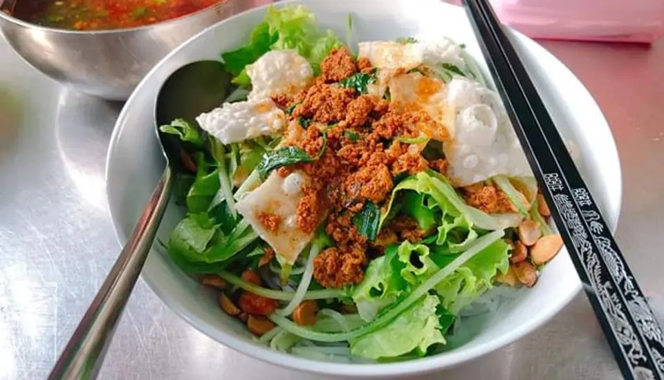ăn sáng Quy Nhơn Bún Tôm Rạm Mỹ Hạnh