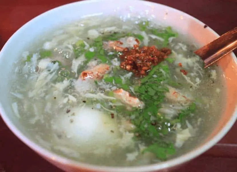 ăn sáng quy nhơn Súp Cua Panda