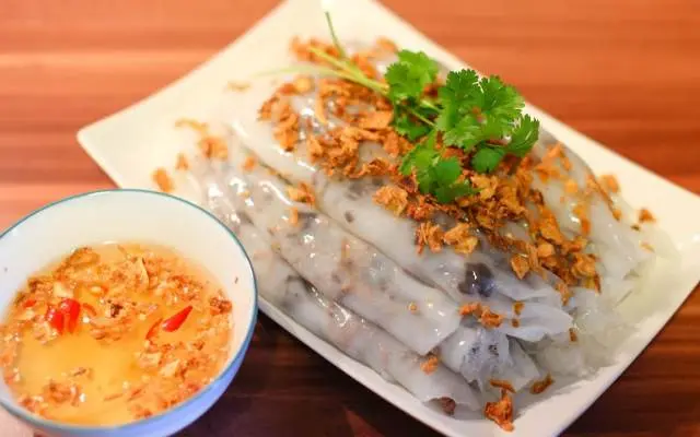 ăn sáng thanh hóa Bánh cuốn Bà Lành
