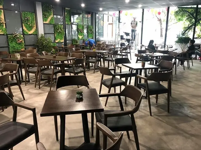 Bàn ghế cafe Công ty Táo Quân