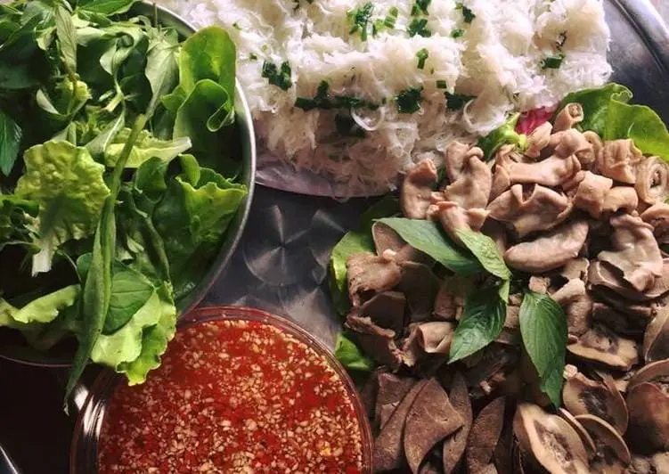 bánh hỏi lòng hèo quy nhơn ẩm thực quy nhơn