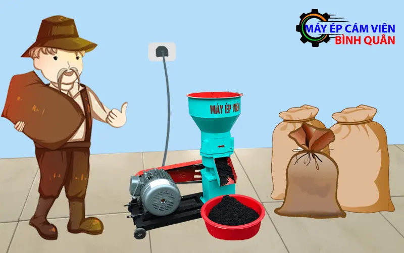 báo giá máy nghiền cám viên Công ty TNHH Sản xuất Bình Quân