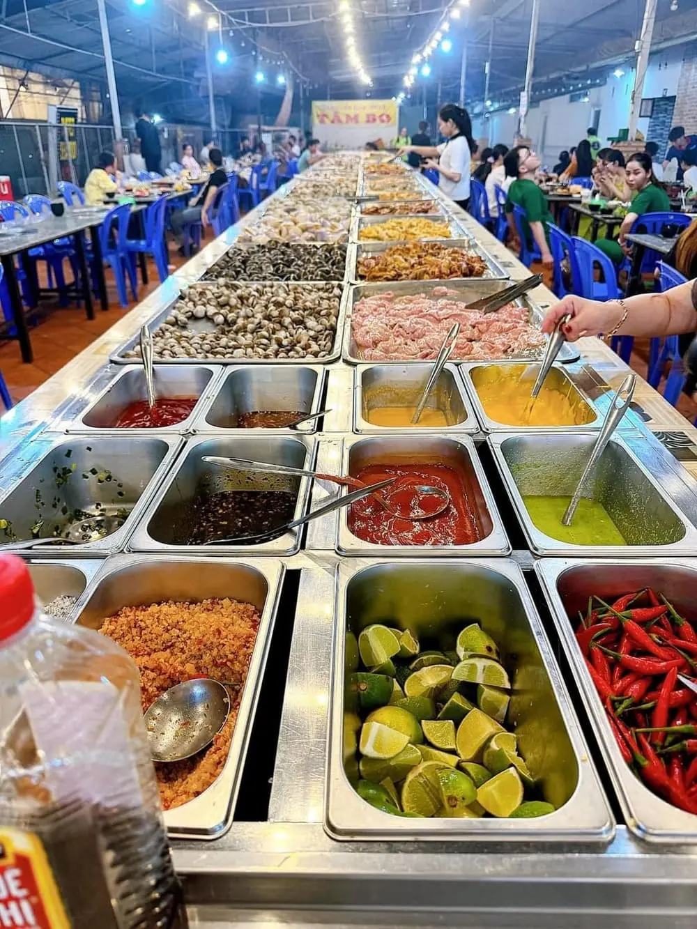buffet hải sản Cần Thơ Tâm Bo