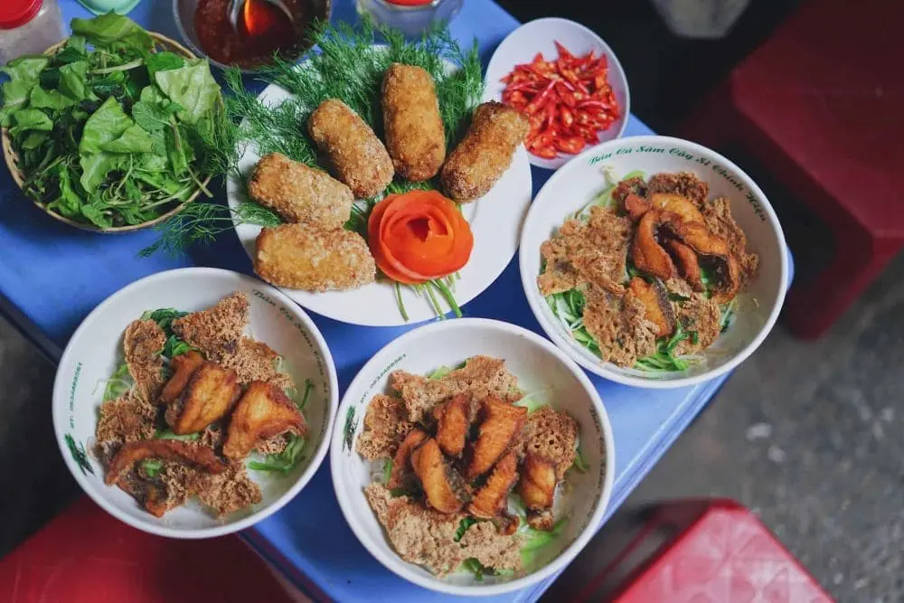bun-ca-ngon-ha-noi-15 Bún Cá Sâm Cây Si