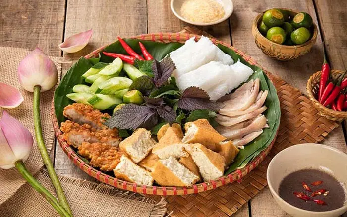 Bún đậu mắm tôm Sóc Trăng Bún Đậu Mắm Tôm Bắp