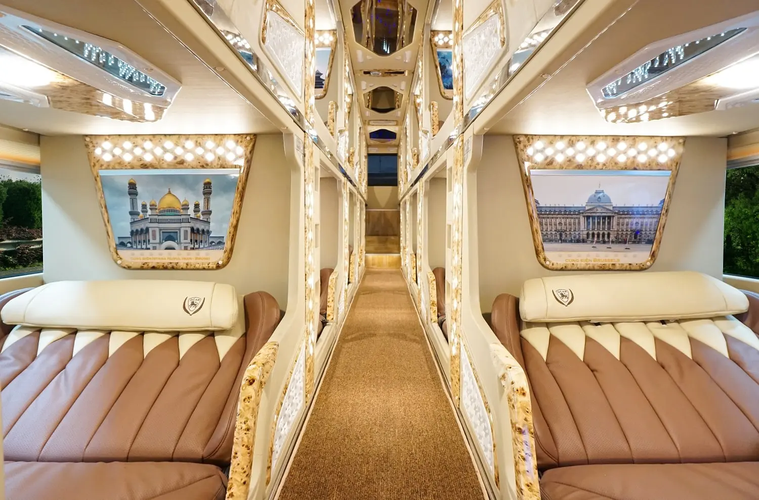 xe cabin đôi đi sapa dịch vụ thuê xe giường nằm cabin đôi