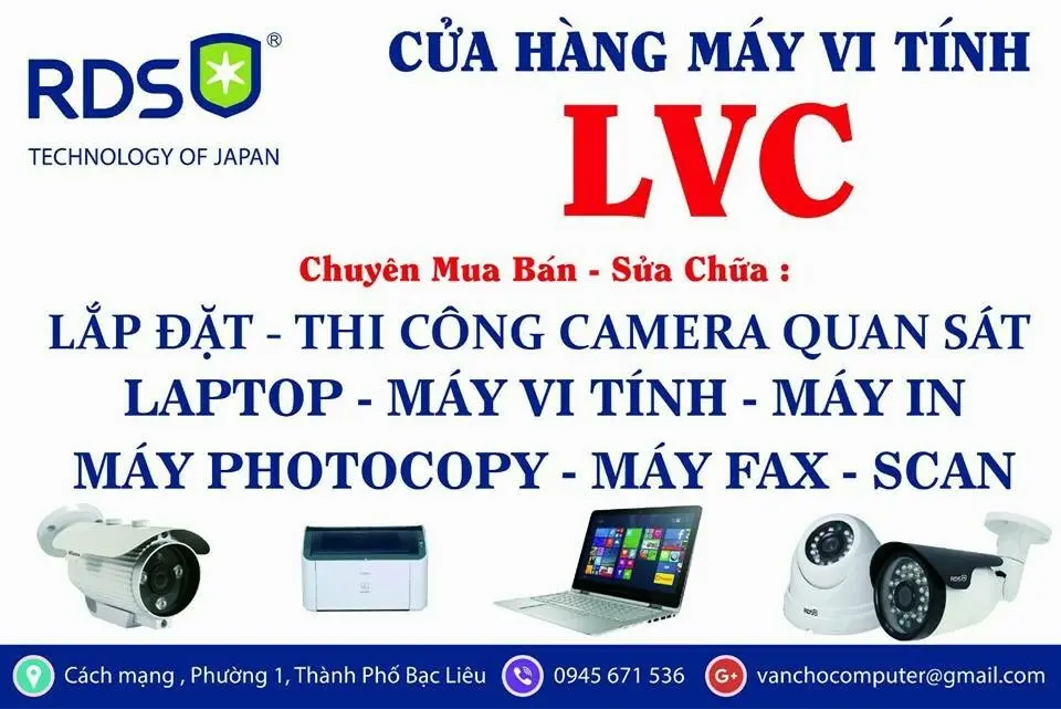 camera bạc liêu cửa hàng máy tính lvc