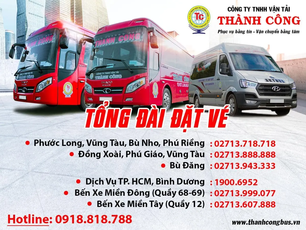Chành xe Tân Uyên Bình Dương Vận Tải Thành Công
