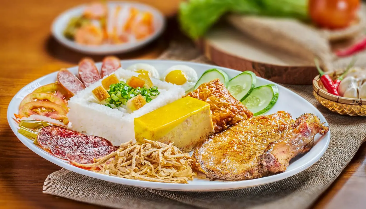 Cơm văn phòng vinh Cơm tấm 3 ngon