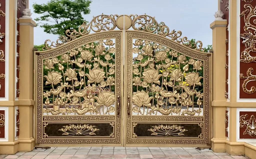 Cổng nhôm đúc Đông Anh Cao Bằng