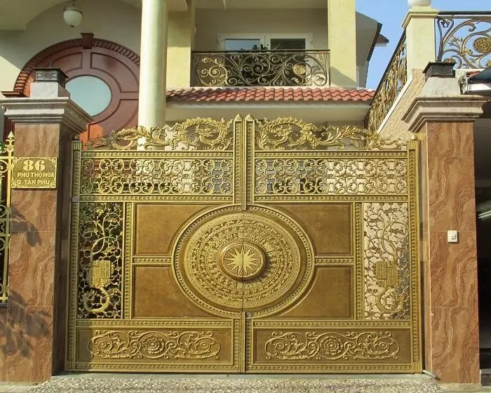 cổng nhôm đúc Ninh Bình Công Ty Nhôm Đúc Minh Khôi