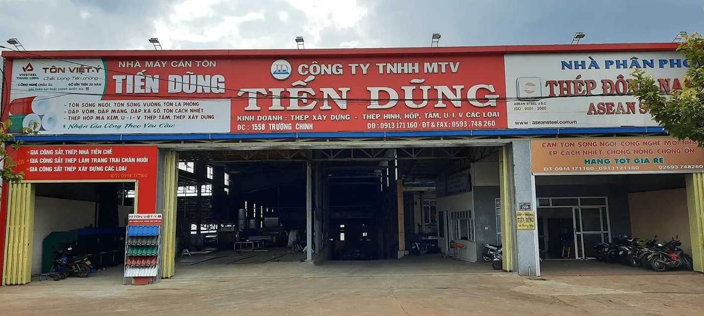công ty sắt thép Gia Lai Công Ty TNHH MTV Tiến Dũng