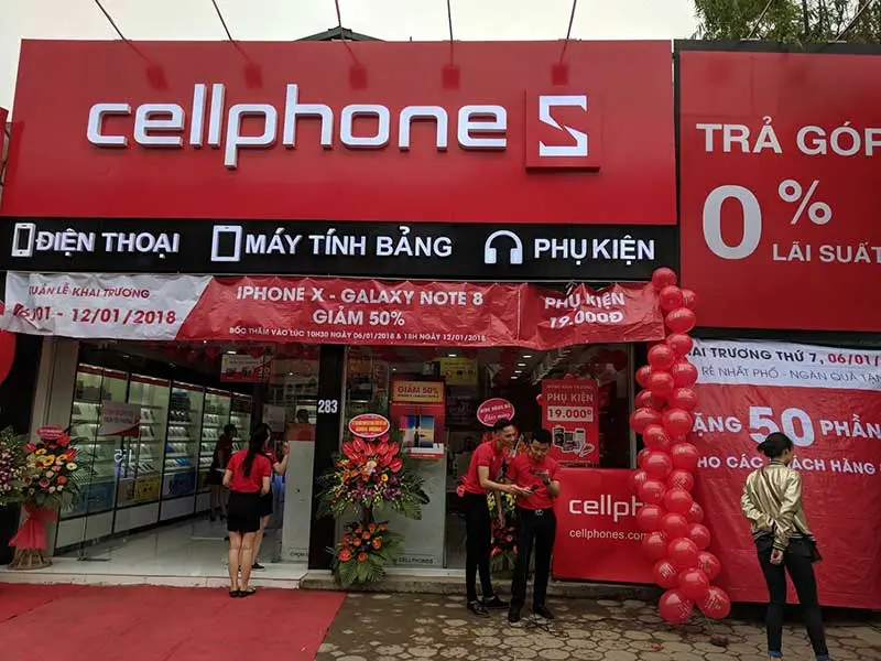 cửa hàng điện thoại Bình Dương CellphoneS