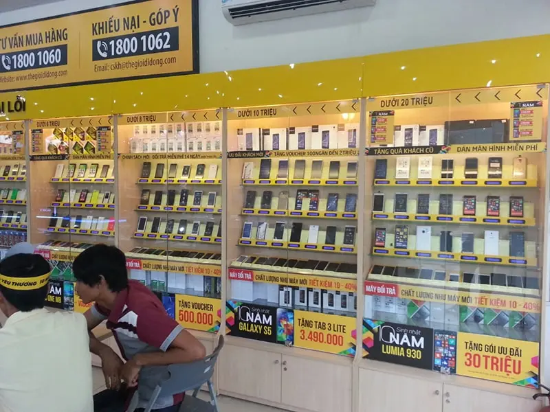 cửa hàng điện thoại Rạch Giá Thế Giới Di Động