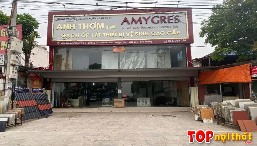 Gạch men Bắc Giang Cửa hàng gạch men