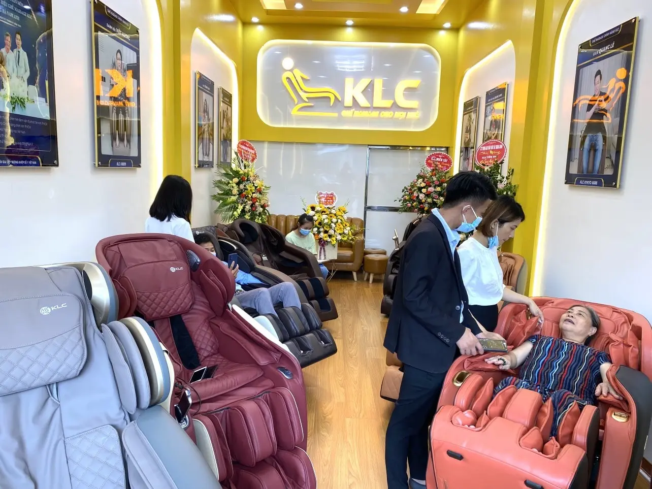 ghế massage Bến Tre Cửa Hàng Ghế Massage KLC