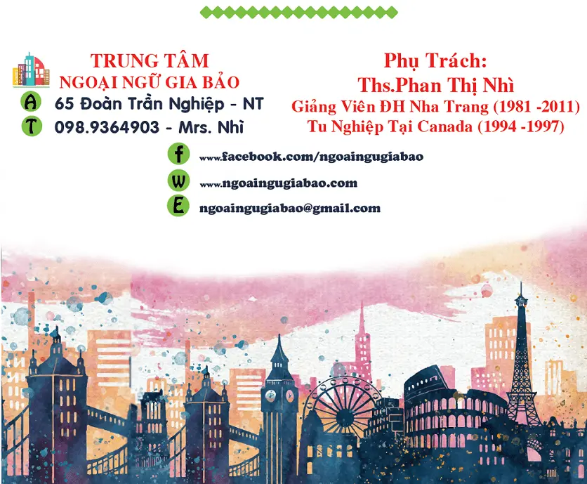 Trung Tâm Tiếng Hàn Nha Trang Trung Tâm Ngoại Ngữ Gia Bảo