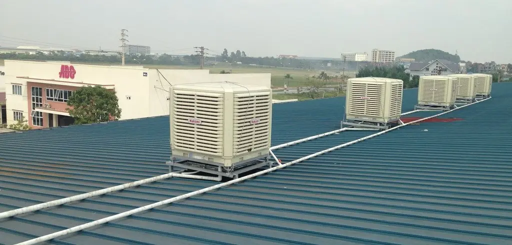 hệ thống làm mát nhà xưởng Quy Nhơn Công Ty TNHH TM SX DV & Lắp Đặt Vân Khôi với hệ thống làm mát tại Quy Nhơn