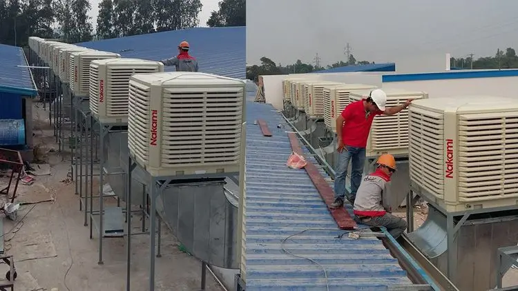 hệ thống làm mát nhà xưởng Quy Nhơn Công Ty TNHH Tie Việt Nam uy tín