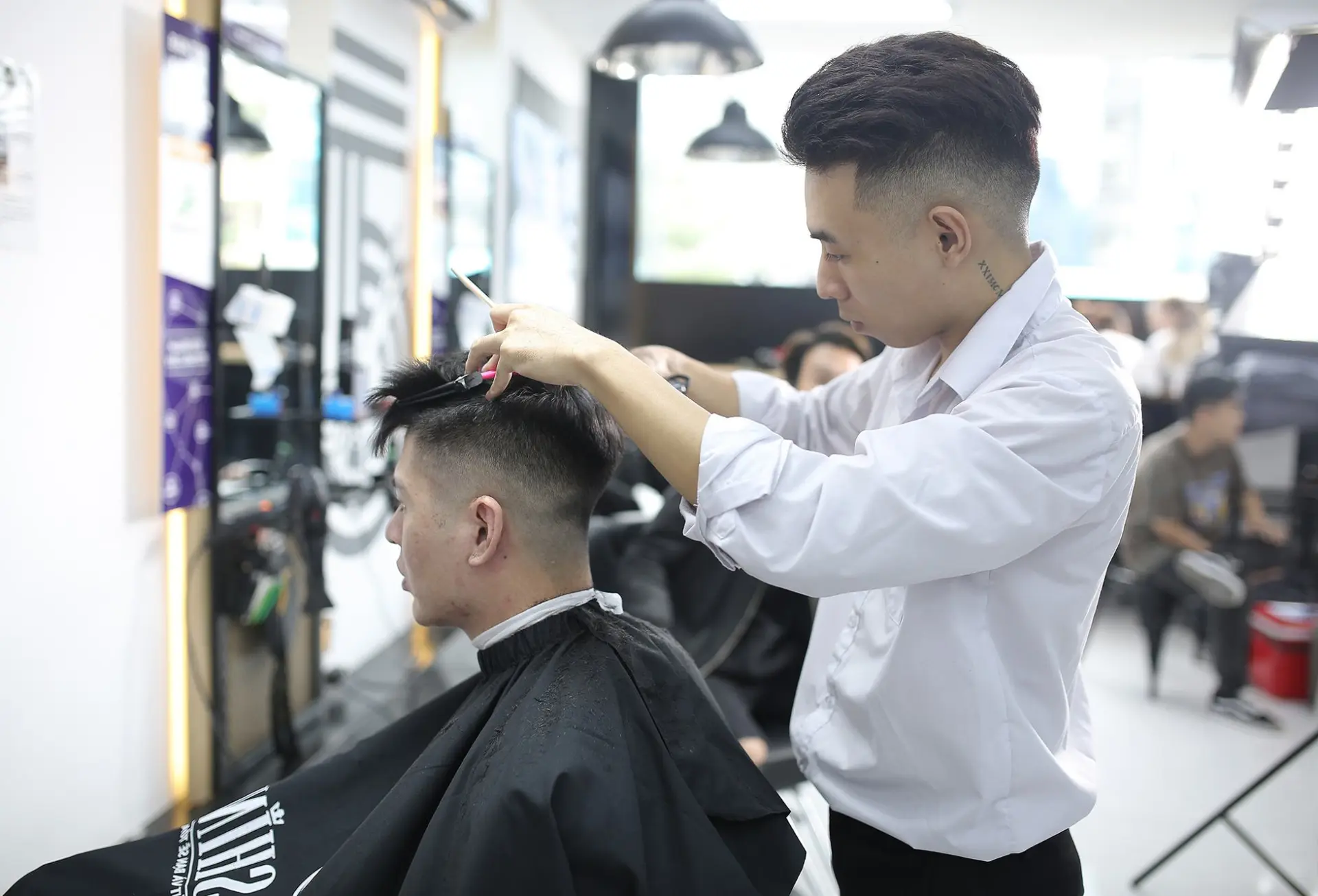 học cắt tóc ở hải dương Salon Kiên Nguyễn