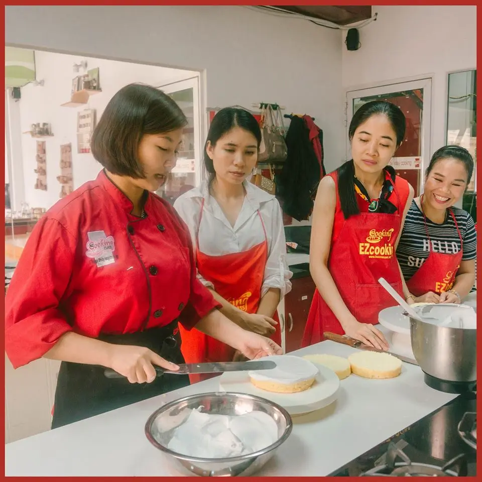 học làm bánh ở Hà Nội