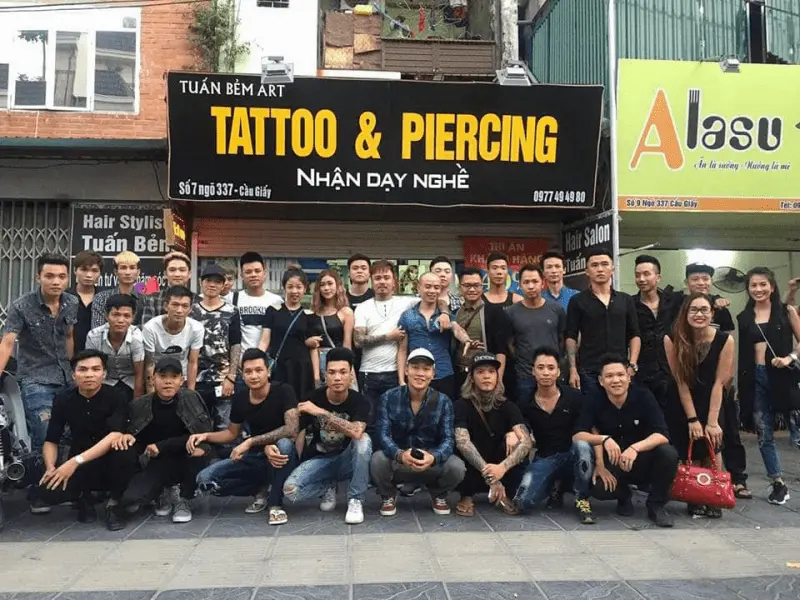 học xăm hà nội Tiệm Tattoo & Piercing Tuấn Bẻm