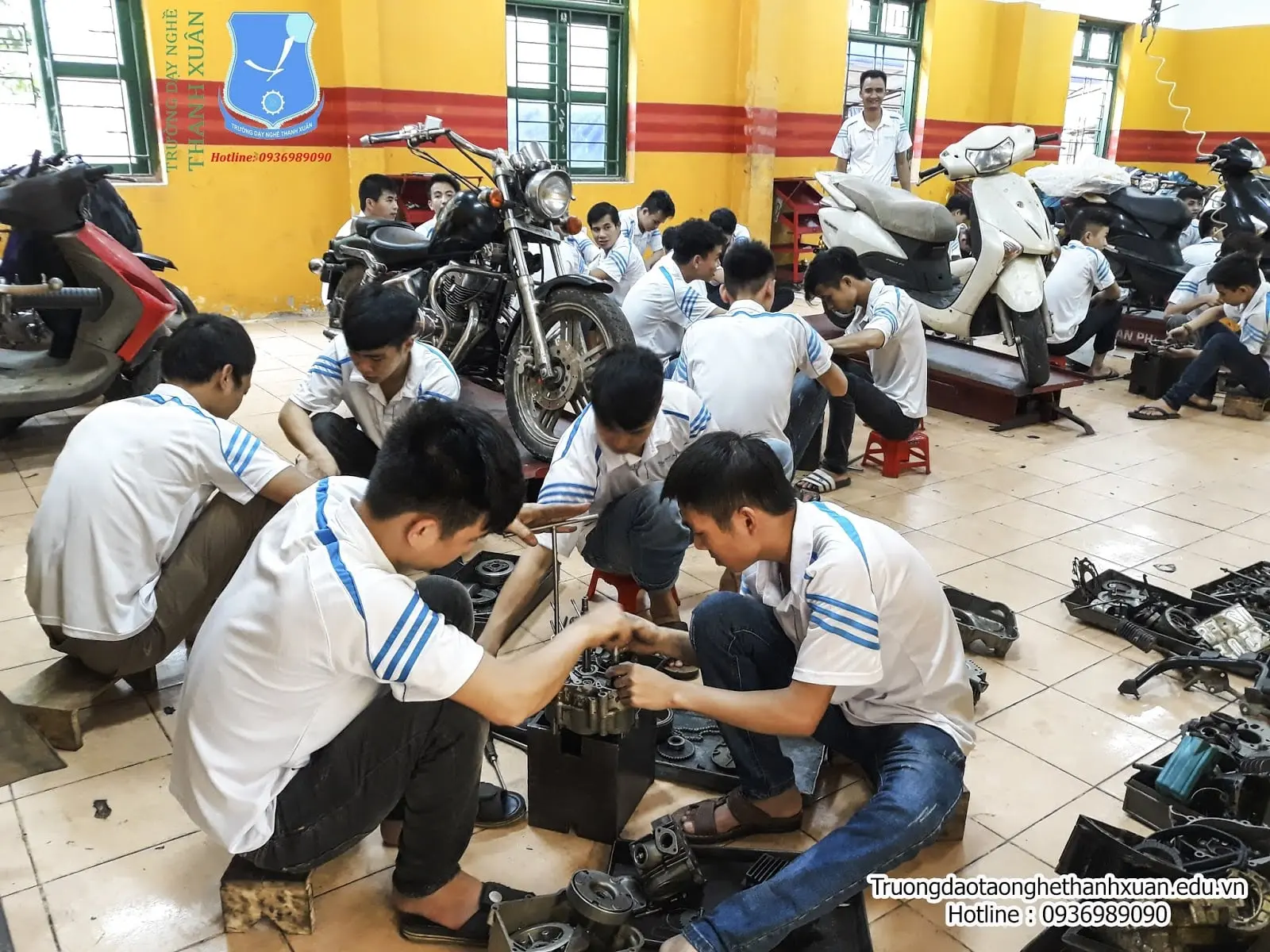 Học sửa xe máy TPHCM Trung tâm Thanh Xuân