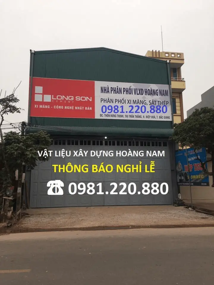 xi măng Bắc Giang Cửa Hàng Vật Liệu Xây Dựng Hoàng Nam
