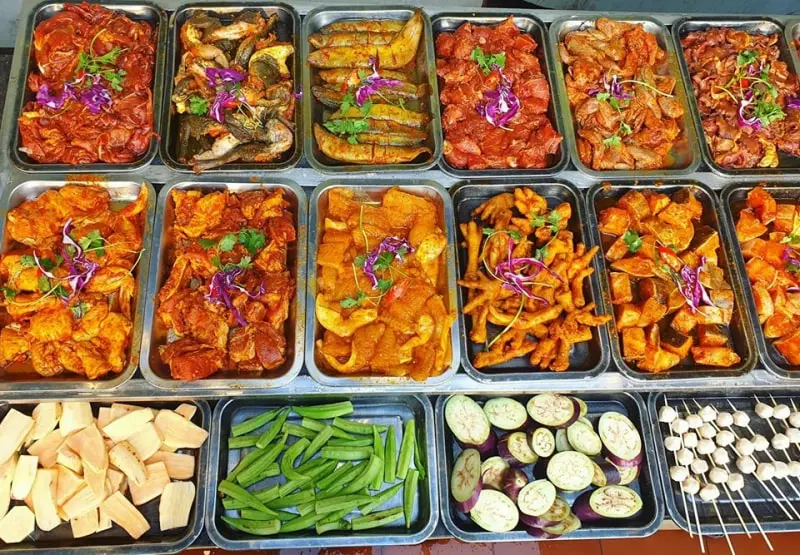 buffet mỹ tho Làng Nướng 2018