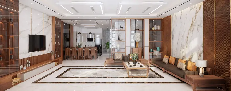 thiết kế nội thất nhà ống Nam Định Kiến Trúc AT Architects