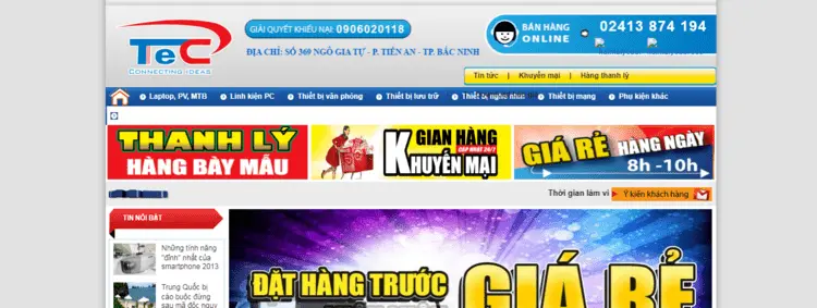 linh kiện điện tử Bắc Ninh TEC