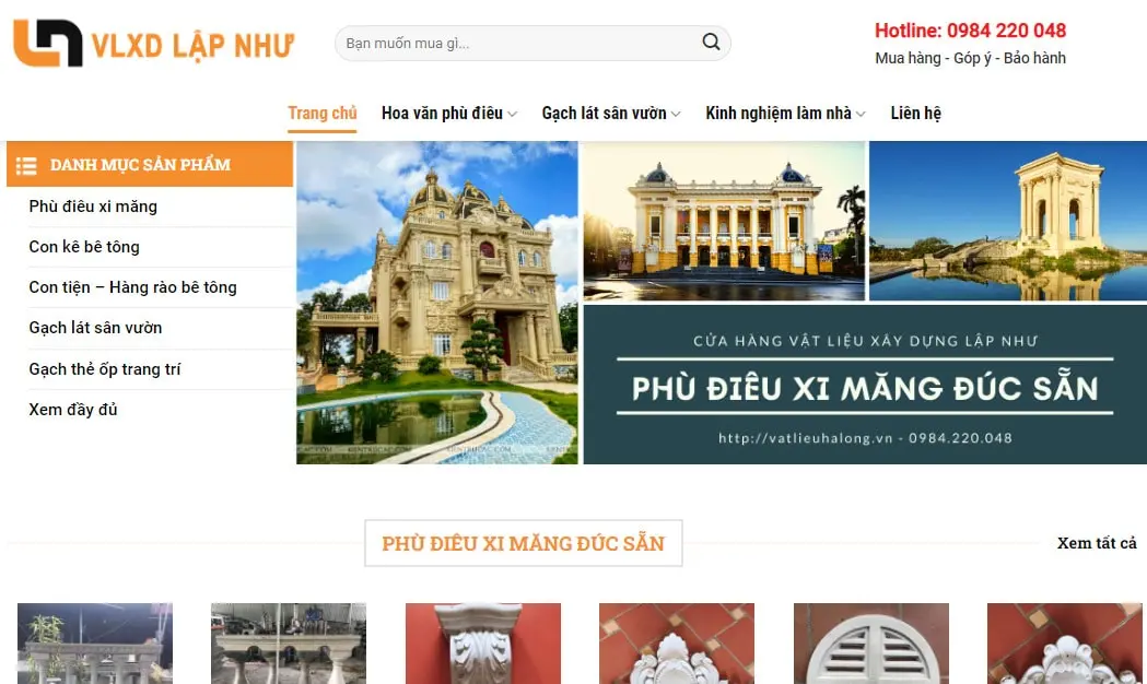Ngói lợp Hạ Long Vật liệu xây dựng Lập Như