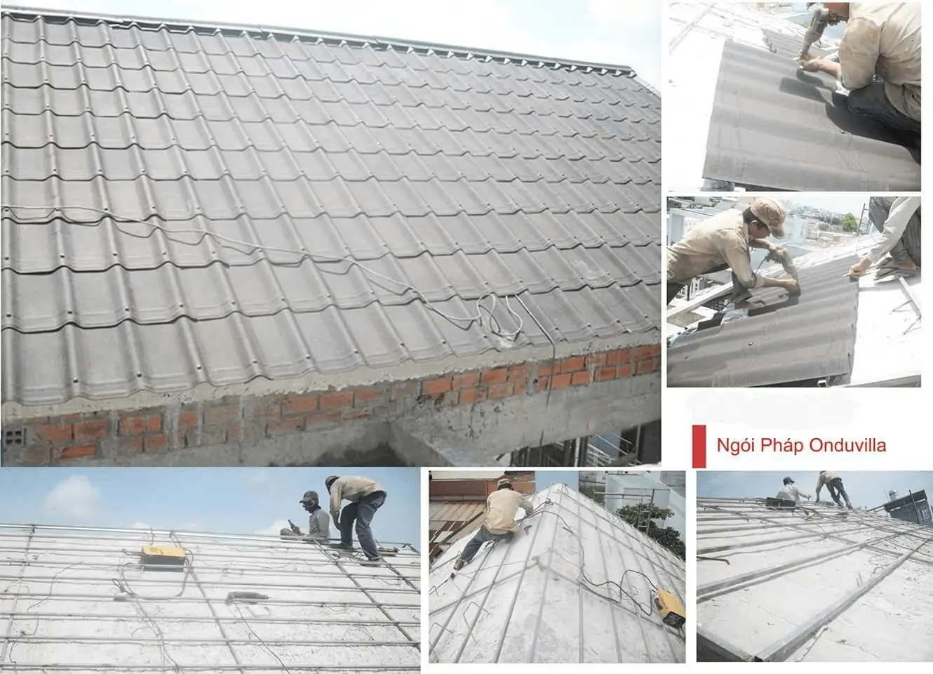 ngói lợp nhà lạng sơn Ngói Pháp siêu nhẹ Onduline