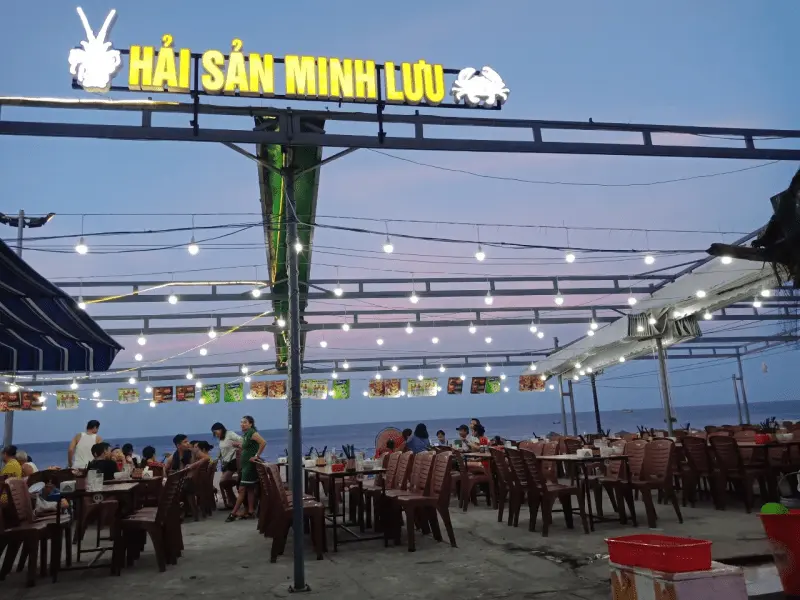 nhà hàng hải sản Quảng Bình Hải sản Minh Lưu