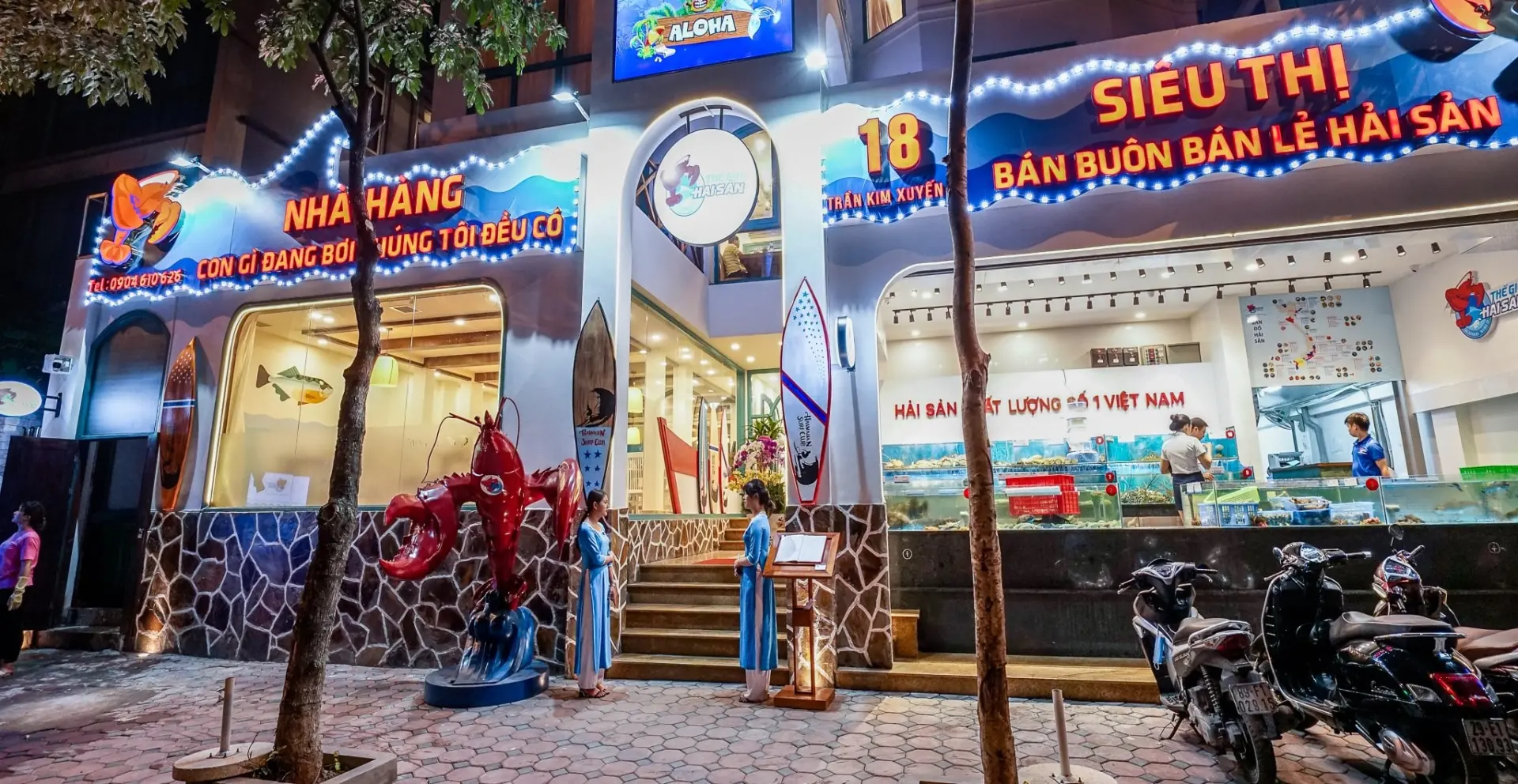 nhà hàng hải sản ở Hà Nội Buffet hải sản Hà Nội