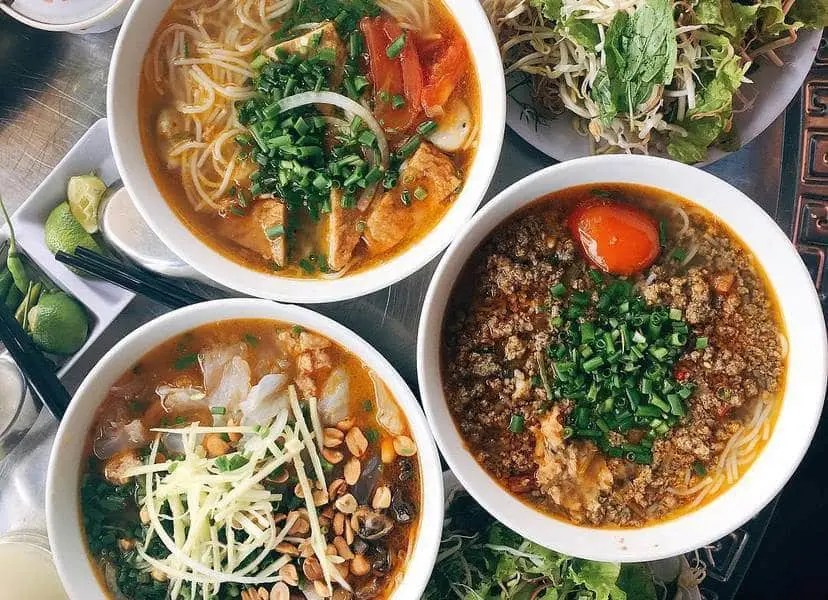 Bún tôm, rạm Mỹ Hạnh