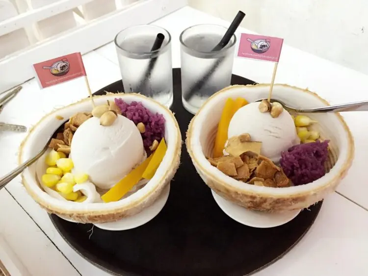quán kem dừa ngon hà nội