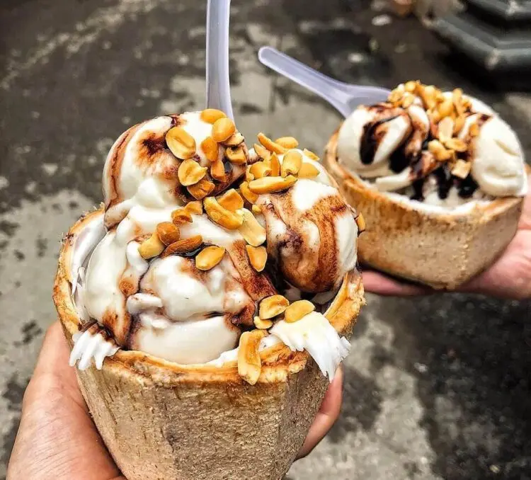 quán kem dừa ngon hà nội