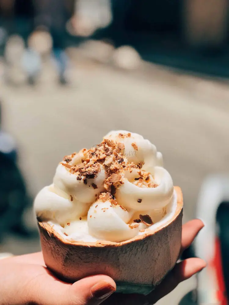 quán kem dừa ngon hà nội