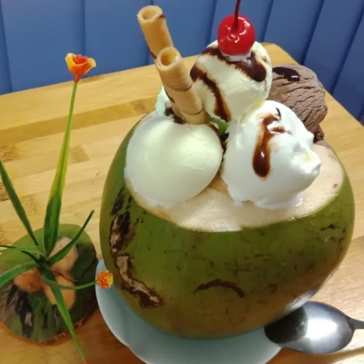 quán kem dừa ngon hà nội