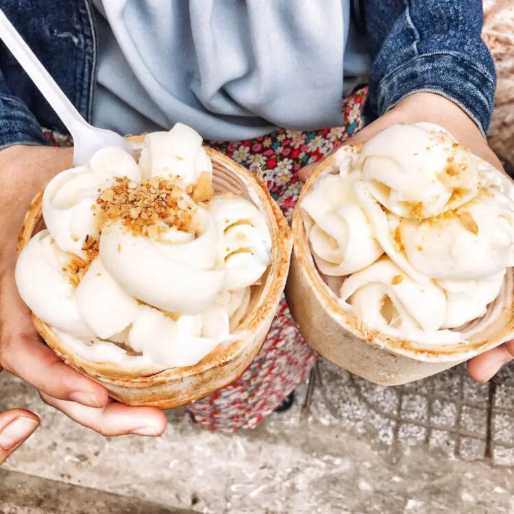 quán kem dừa ngon hà nội