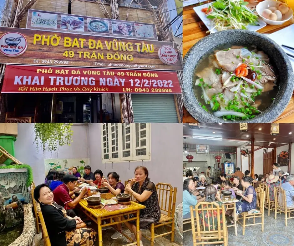 quán phở ngon ở Vũng Tàu Phở Bát Đá Vũng Tàu