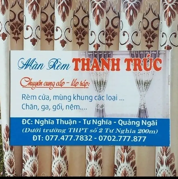 Rèm mèn Quảng Ngãi Rèm Cửa Thanh Trúc