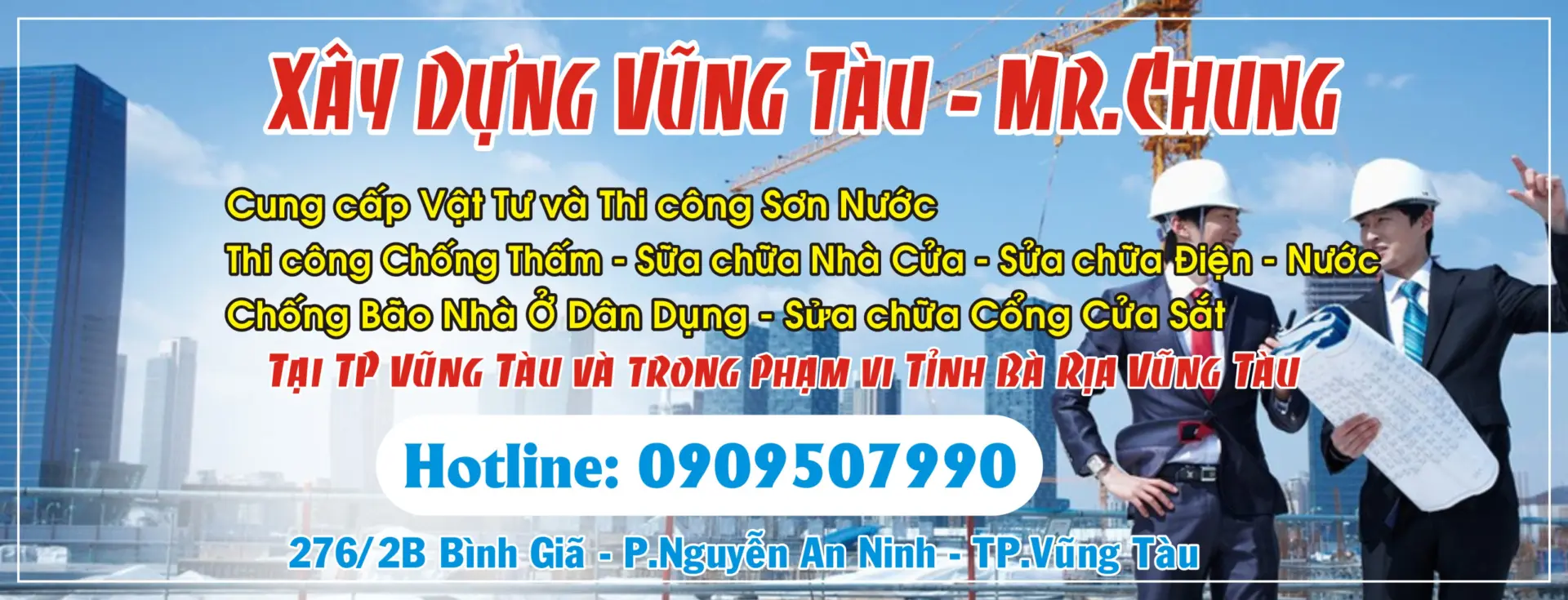 Sơn chống thấm Vũng Tàu Sửa Chữa Nhà Vũng Tàu