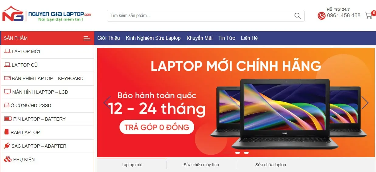 sửa laptop Ninh Bình Nguyễn Gia Laptop
