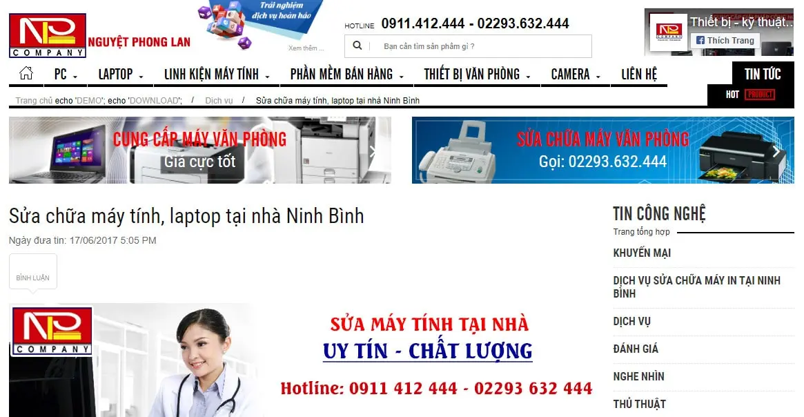 sua-laptop-ninh-binh-5 trung tâm sửa máy tính Nguyệt Phong Lan
