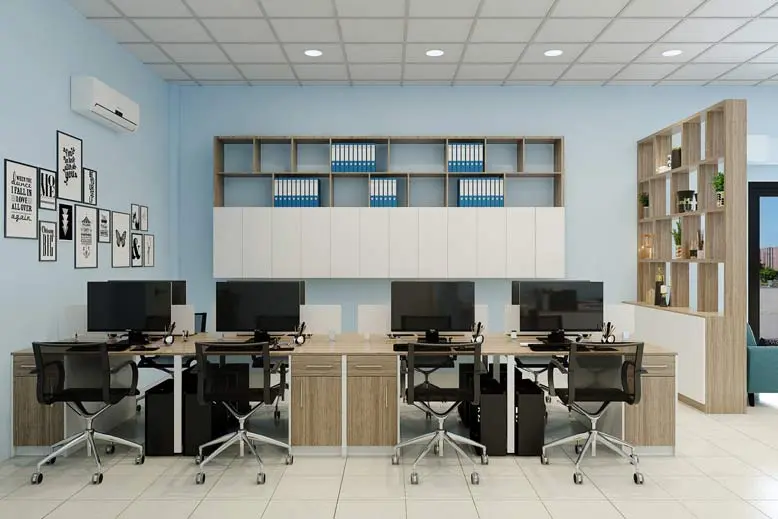 thi công nội thất văn phòng hòa bình Công ty Home and Home