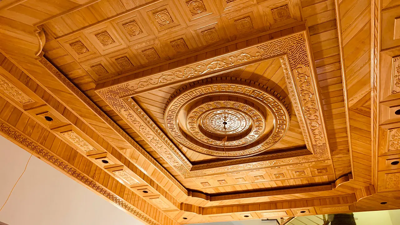 thi công trần gỗ Huế Kho Sàn Gỗ Huế