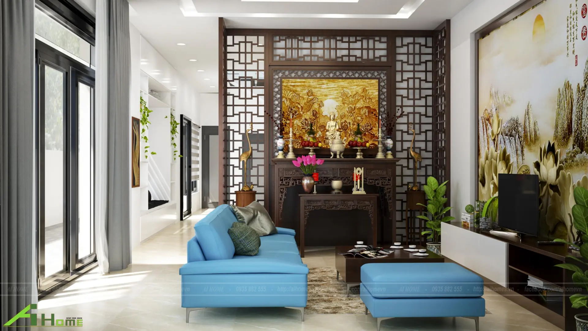 thiết kế nội thất tại Hải Dương Aihome